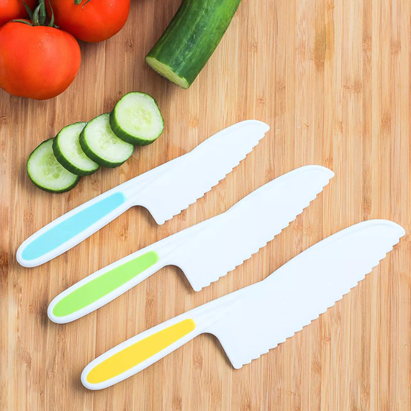 Nest & Nook Kids Kitchen Safe Knife 3 Pack