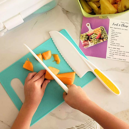 Nest & Nook Kids Kitchen Safe Knife 3 Pack