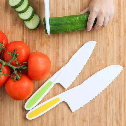 Nest & Nook Kids Kitchen Safe Knife 3 Pack